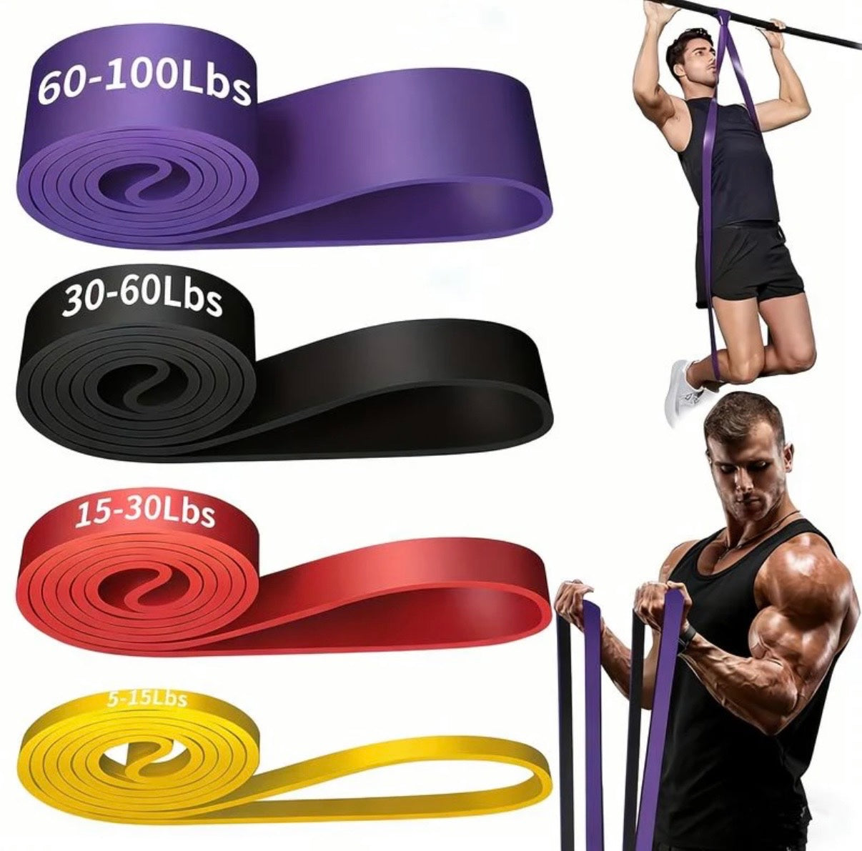 Resistance Band Set (4 levels)